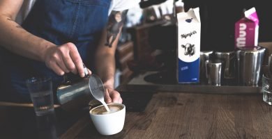 jarra motta para barista